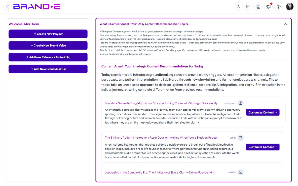 Use the Agency Dashboard — Brande.ai