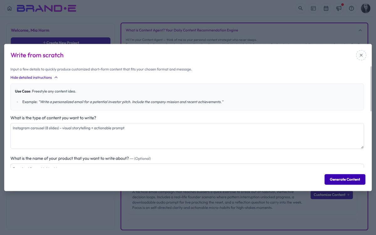 Read and Interpret Content Briefs — Brande.ai