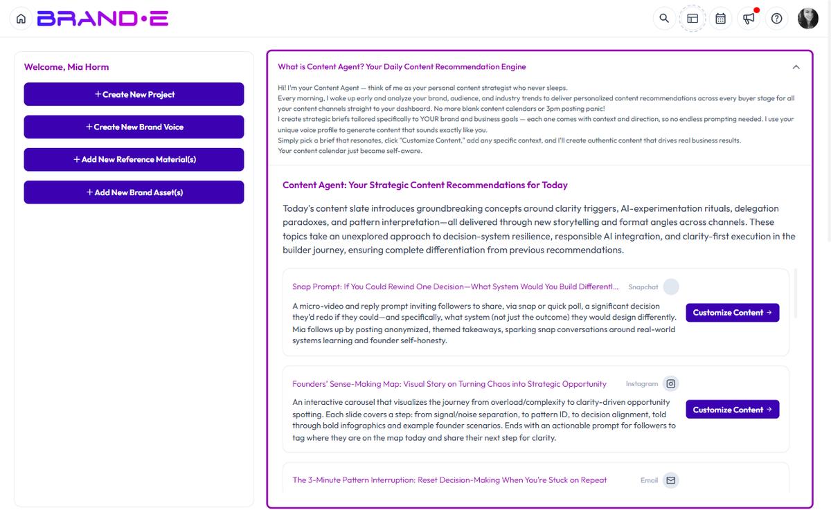 Understanding the Content Agent — Brande.ai