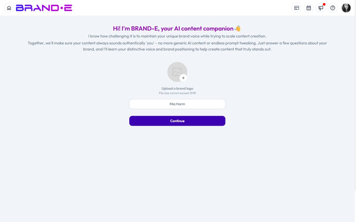 Update Your Brand Profile Settings — Brande.ai